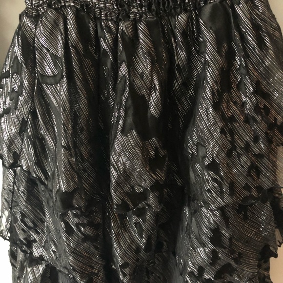 Zara dress, elastic waste layered frill bottom - Picture 2 of 8